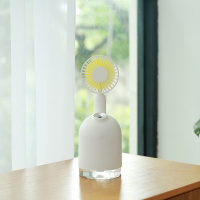H624 Lámpara humidificadora doméstica de alta calidad personalizada mini ventilador portátil
